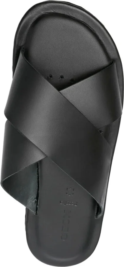 Erice cross-strap leather sandals - Image 4