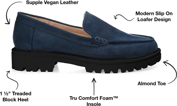Ericka Lug Sole Platform Loafer - Wide Width - Image 11