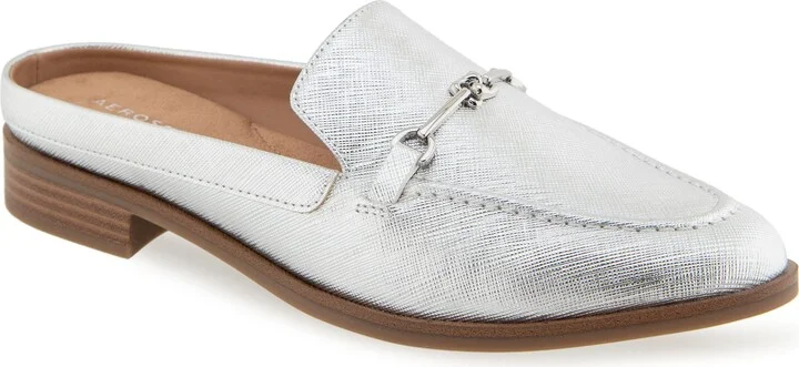SILVER METALLIC FAUX LEATHER