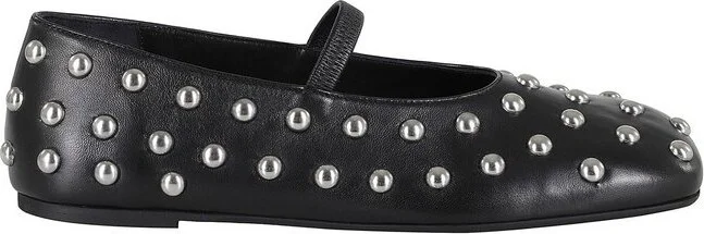 Erika Cavallini Studded Mary Jane Flats