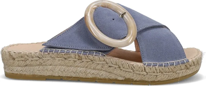 Erin Espadrille Platform Wedge Slide Sandal - Image 3