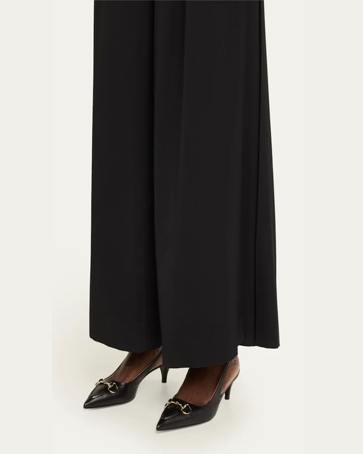 Erin Leather Horsebit Slingback Pumps - Image 2