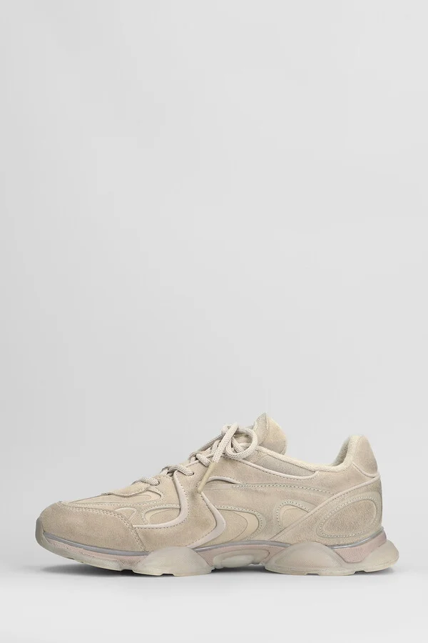 Eris Sneakers In Beige Suede - Image 3