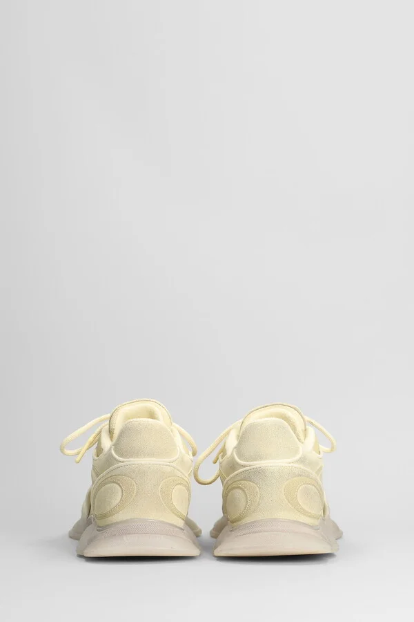 Eris Sneakers In Yellow Suede - Image 4