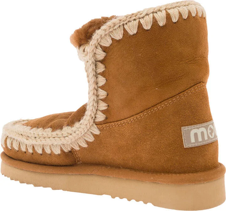 'erkimo' Brown Boots With Rear Logo Application In Suede Woman - Image 3