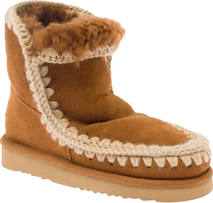 'Erkimo' Brown Boots With Rear Logo Application In Suede Woman - Image 2