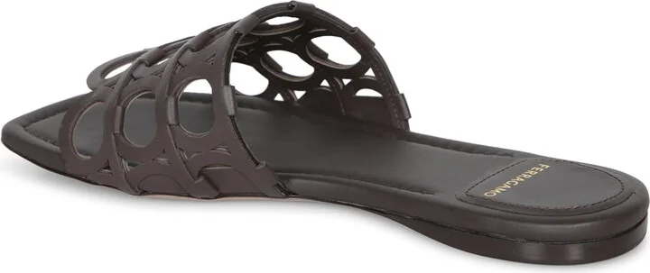 Erne Gancini Brown Sandals - Image 3