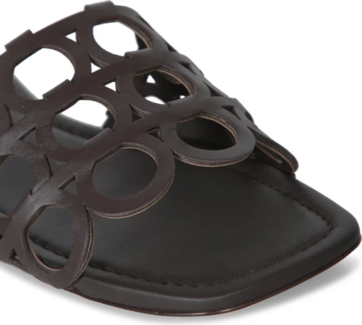 Erne Gancini Brown Sandals - Image 4