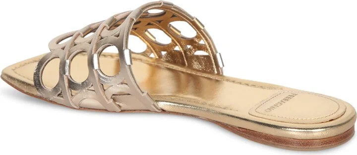Erne Gancini Gold Sandals - Image 3