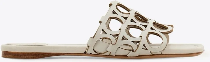 Erne Gancini Leather Slides