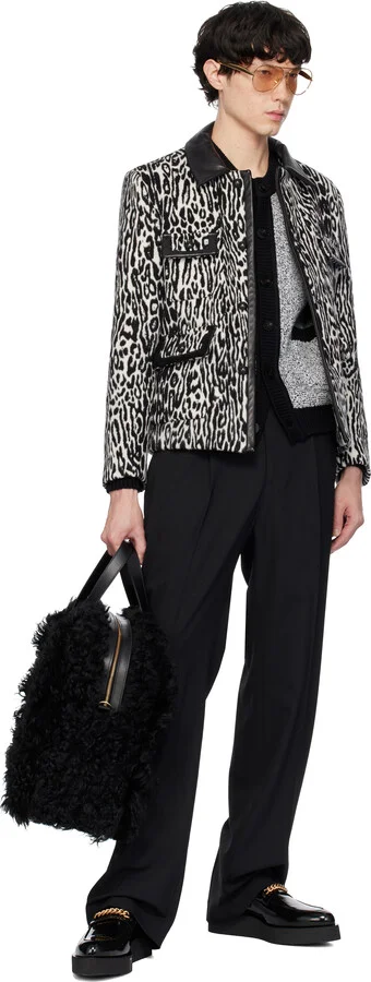 Ernest W. Baker Black Chain Creeper Loafers - Image 5