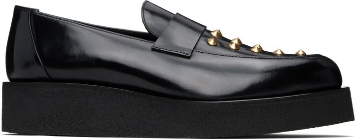 Ernest W. Baker Black Creeper Loafers