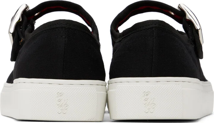 Ernest W. Baker Black Mary Jane Sneakers - Image 2