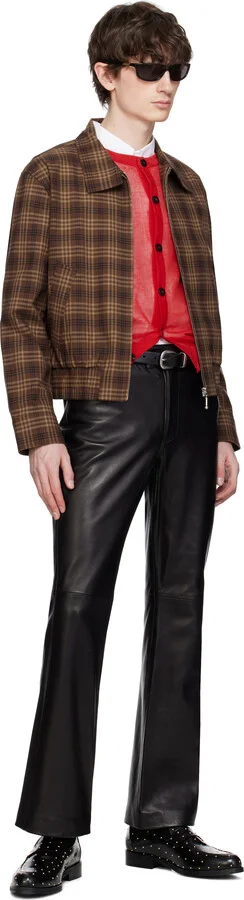 Ernest W. Baker Black Studded Leather Loafers - Image 5