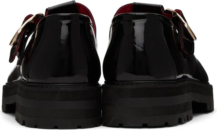 Ernest W. Baker Black T-Bar Monkstraps - Image 2