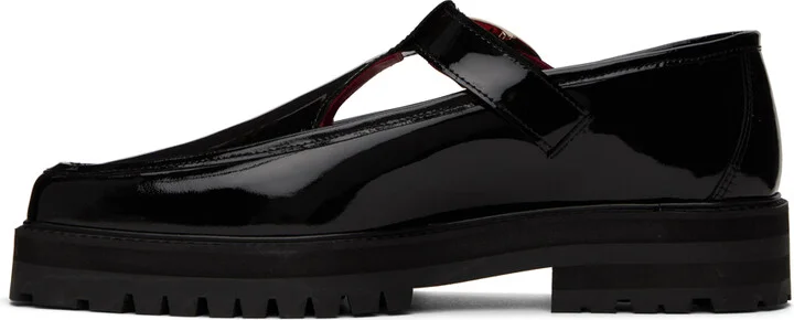 Ernest W. Baker Black T-Bar Monkstraps - Image 3