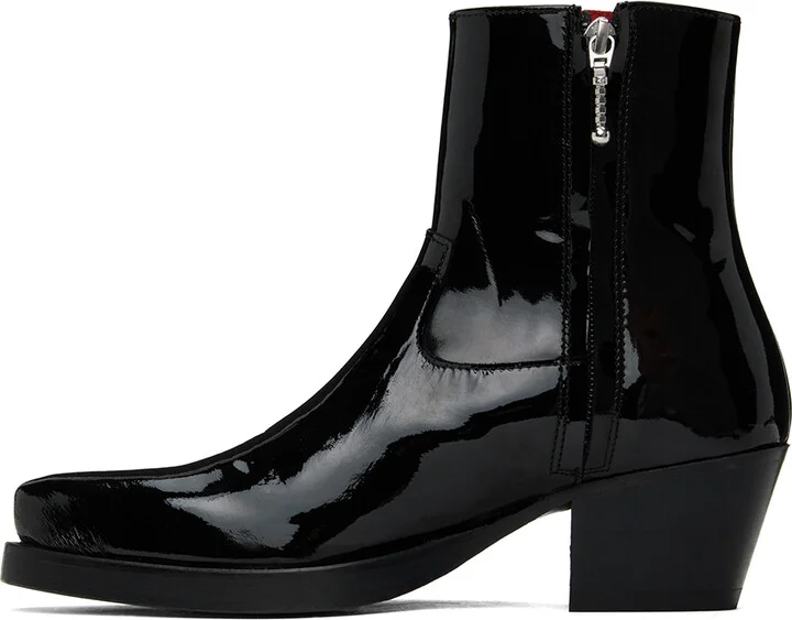 Ernest W. Baker Black Western Boots - Image 3
