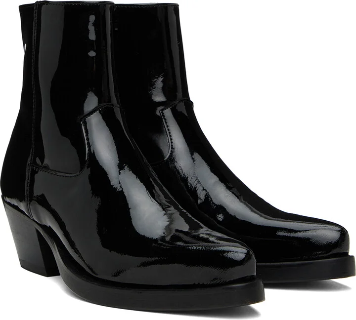 Ernest W. Baker Black Western Boots - Image 4