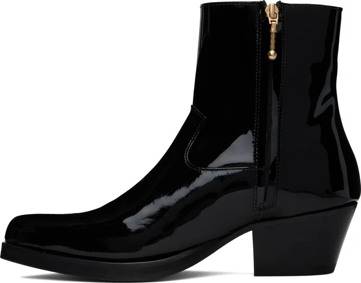 Ernest W. Baker Black Western Boots - Image 3