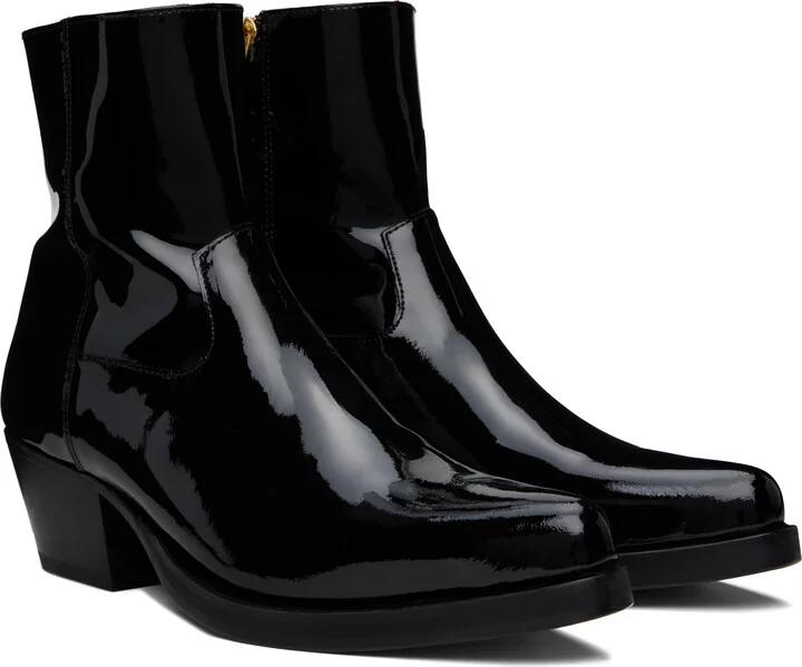 Ernest W. Baker Black Western Boots - Image 4