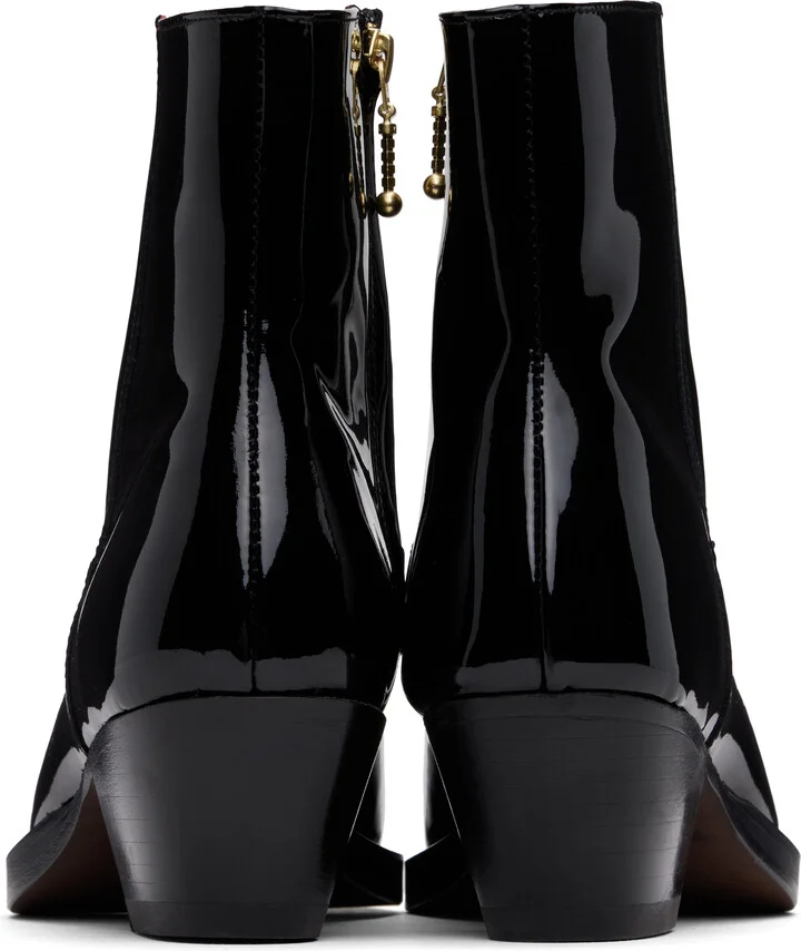 Ernest W. Baker Black Western Boots - Image 2