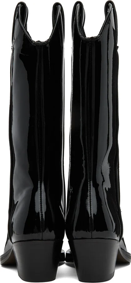 Ernest W. Baker Black Western Boots - Image 2