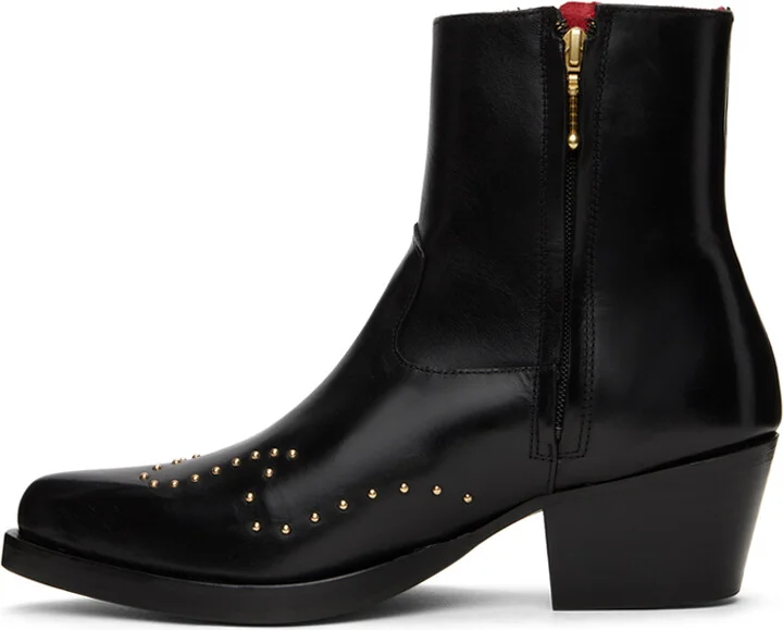 Ernest W. Baker Black Western Boots - Image 3