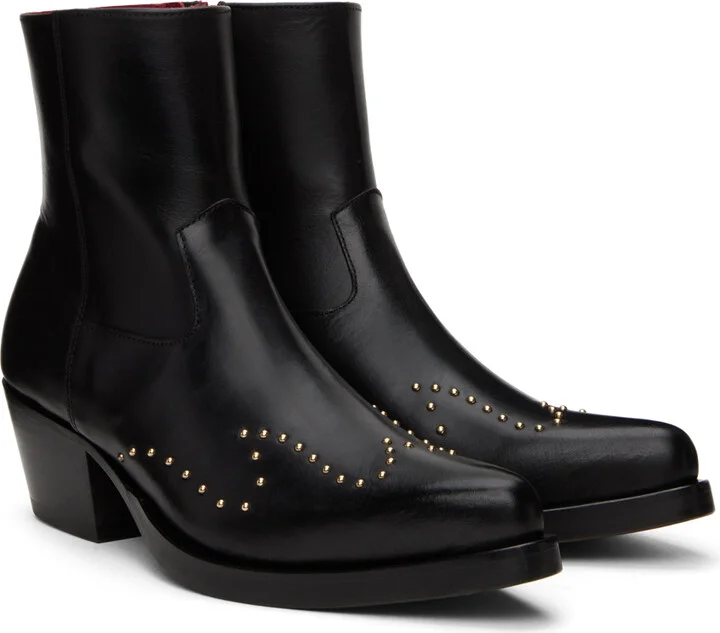 Ernest W. Baker Black Western Boots - Image 4