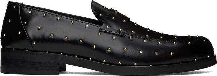 Black w/ Gold Studs