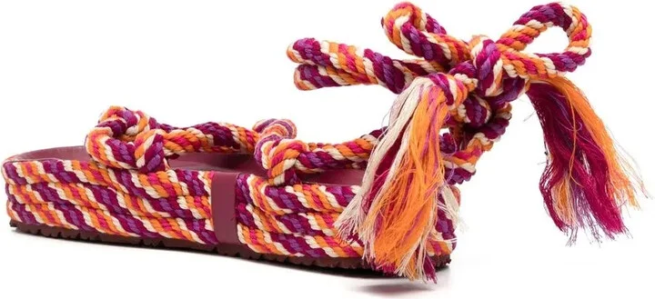 Erol tasselled rope sandals - Image 3