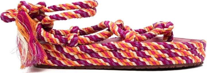 Erol tasselled rope sandals