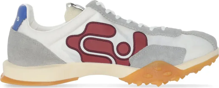 Eros panelled suede sneakers