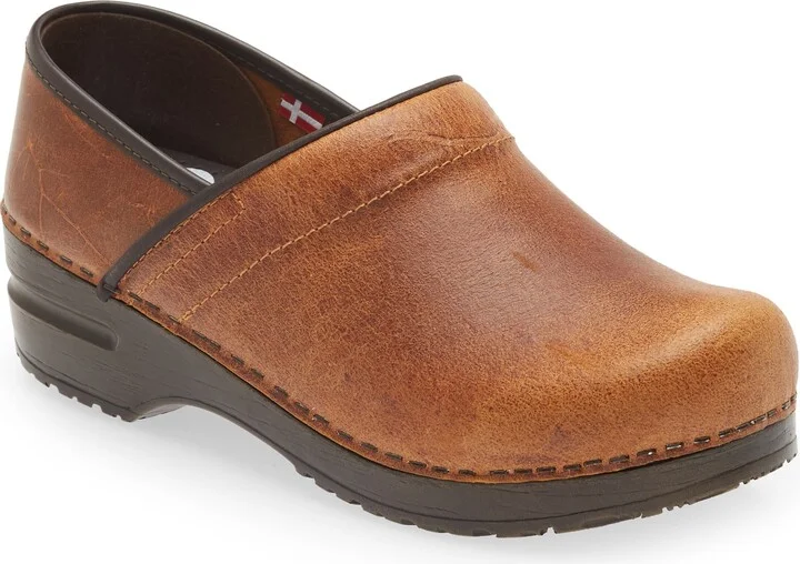 Errol Leather Clog