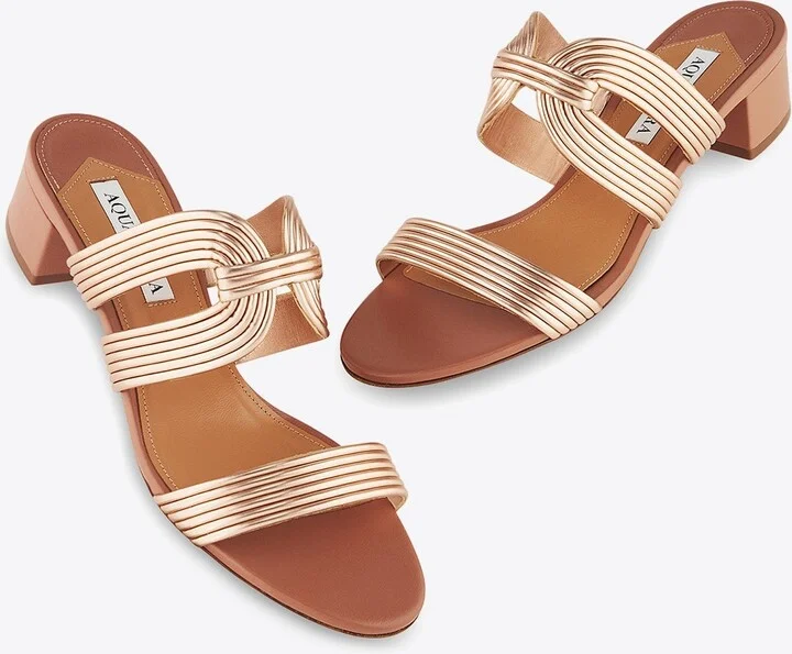 Esencia 35 Leather Sandals - Image 3