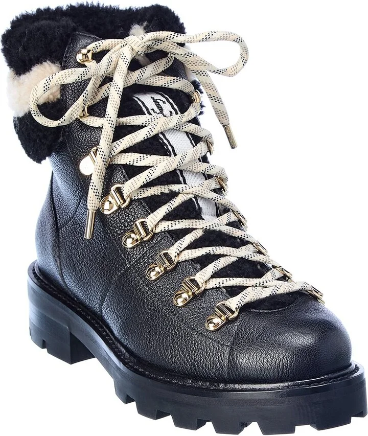 Eshe Leather & Shearling Boot