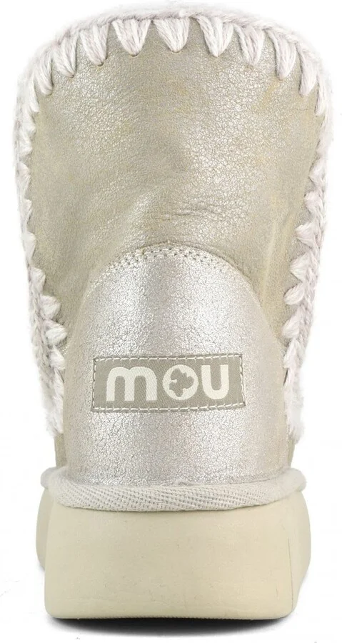 Eskimo 18 Bounce In Stone Metallic Sheepskin - Image 4