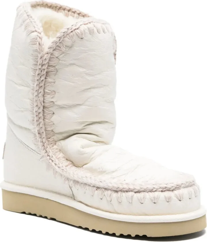 Eskimo 18 crochet-trim metallic-leather boots - Image 2