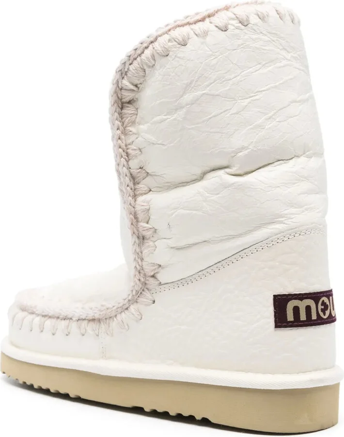 Eskimo 18 crochet-trim metallic-leather boots - Image 3
