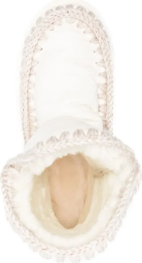 Eskimo 18 crochet-trim metallic-leather boots - Image 4