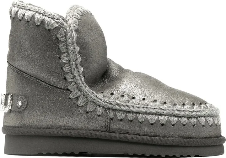 Eskimo 18 metallic-finish ankle boots