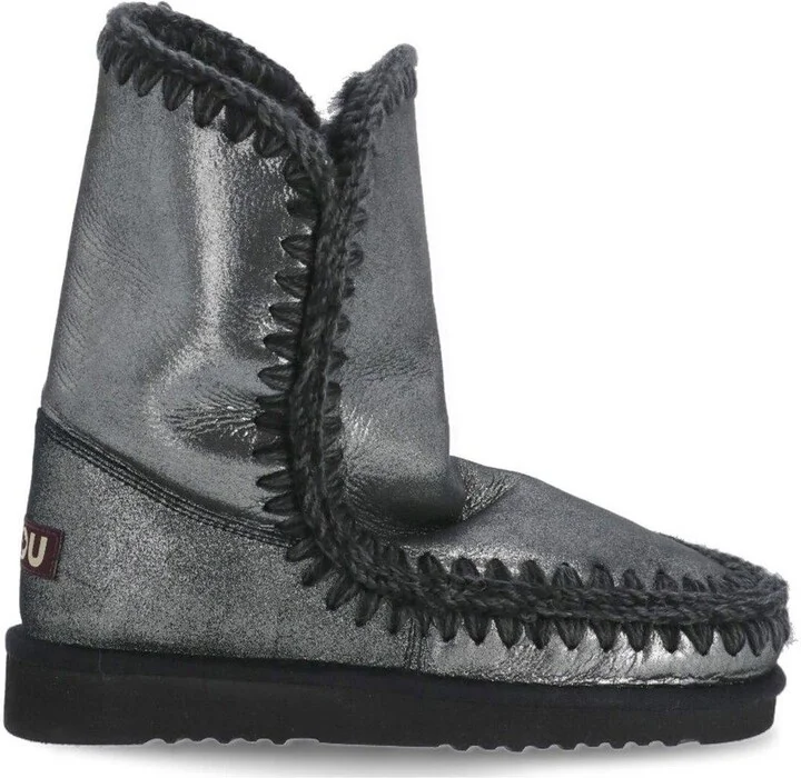 Eskimo 24 Metallic Whipstitch-trim Boots
