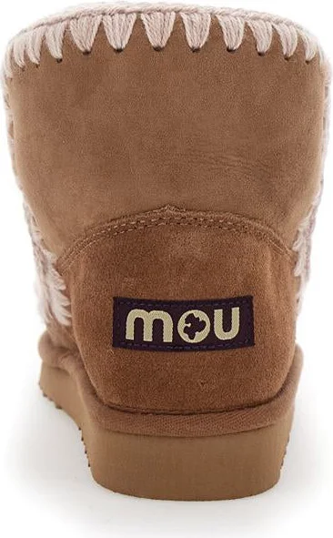 'Eskimo' Brown Boots With Rear Logo Patch In Suede Woman - Image 4