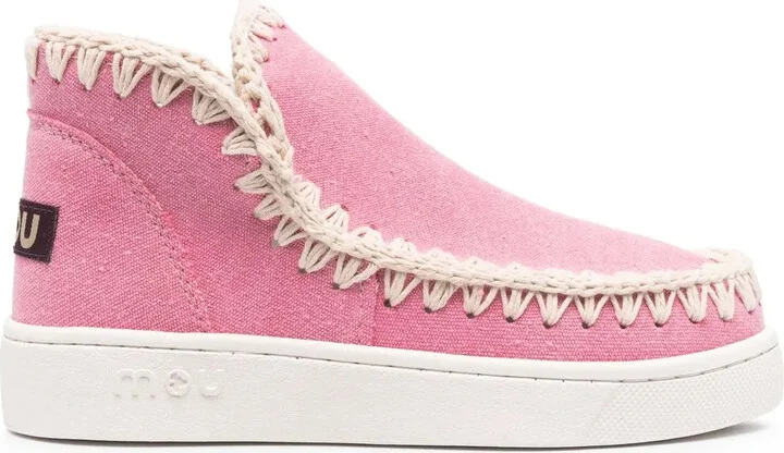 Eskimo contrast-stitching ankle boots