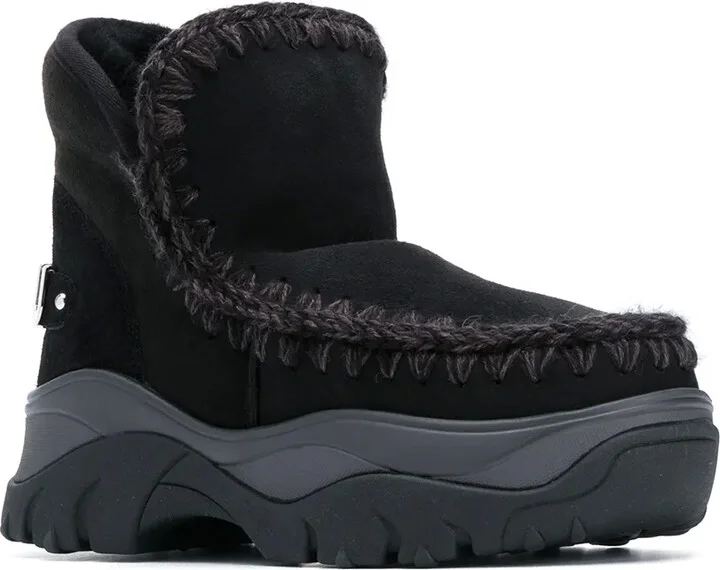 Eskimo crochet-stitch chunky sneakers - Image 2