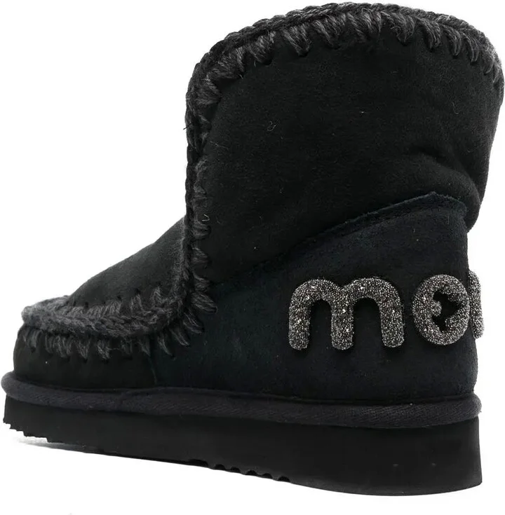 Eskimo glitter logo ankle boots - Image 3
