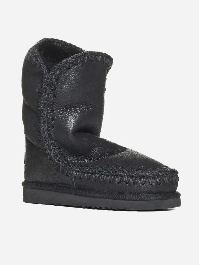 Eskimo Leather And Shearling Ankle Boots - Image 2