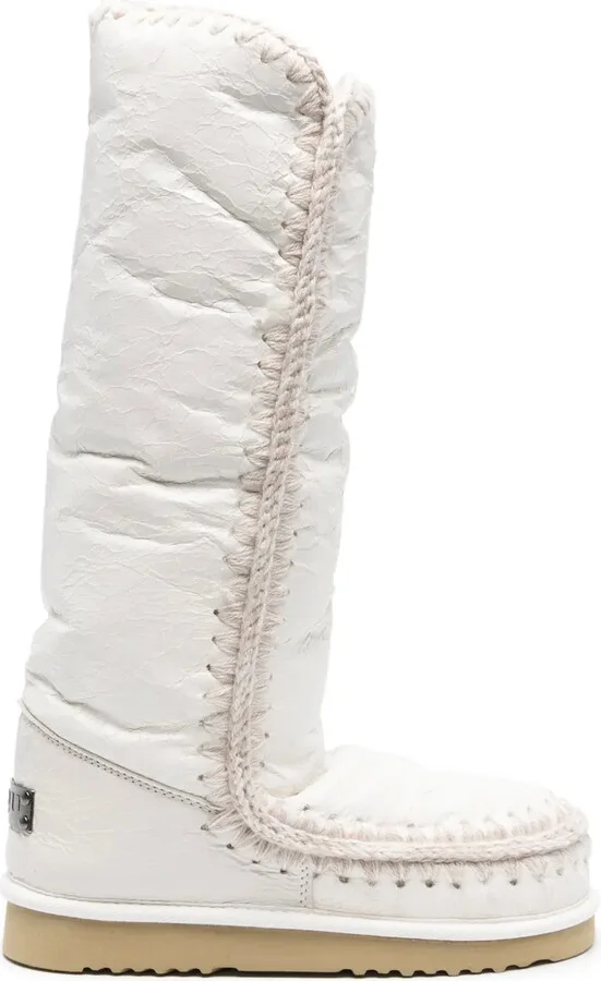 Eskimo logo-patch boots