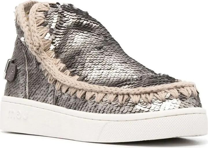 Eskimo sequined sneaker-boots - Image 2
