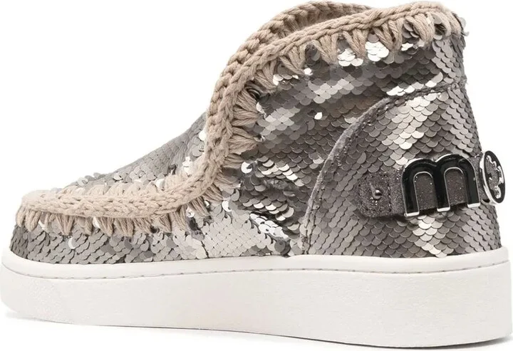 Eskimo sequined sneaker-boots - Image 3