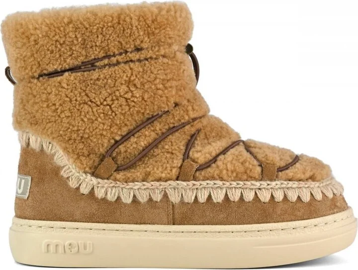 Eskimo Sneaker Bold Scoubidoo Lace Up Boot In Cognac